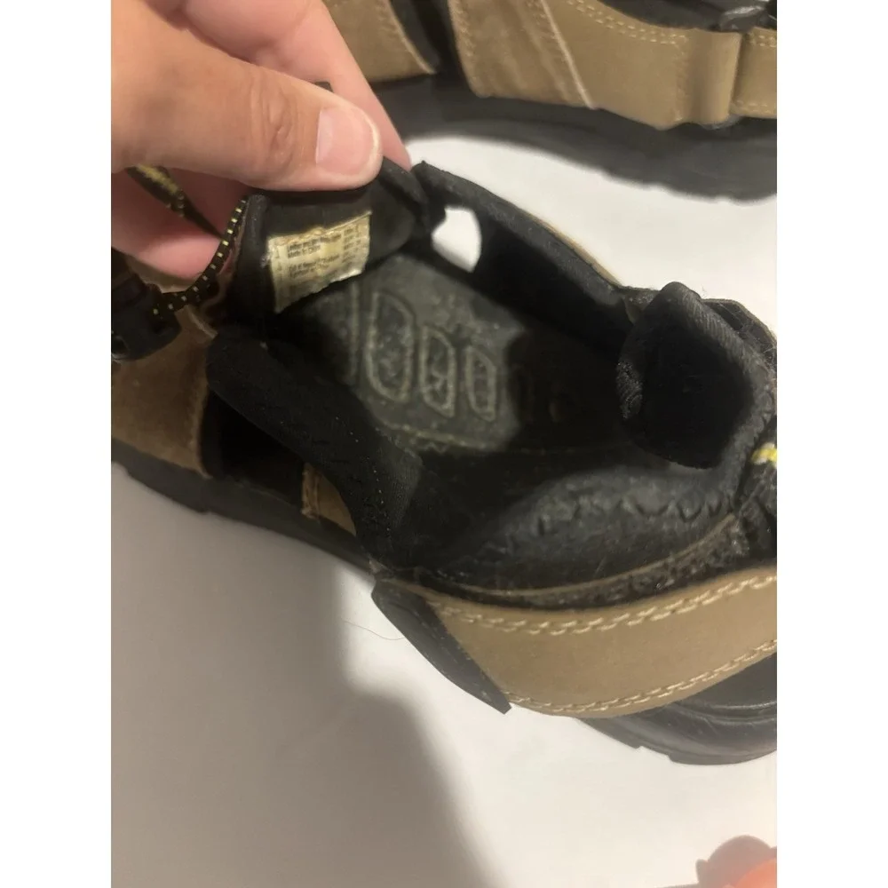 Fisherman Sandals Outdoor Shoes Mens 9 Sport Trail Water Brown Leather‎ Hiking
